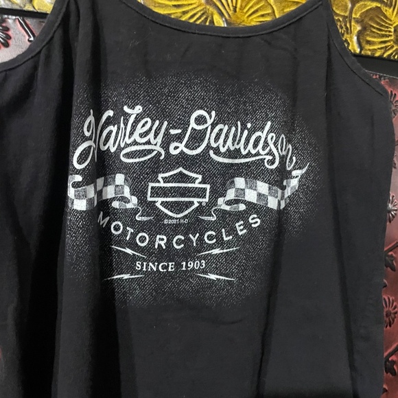 Harley-Davidson Women’s Tank Top Black (Size Small) - Picture 3 of 4